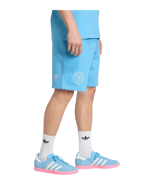 cestovní kraťasy adidas inter miami modré