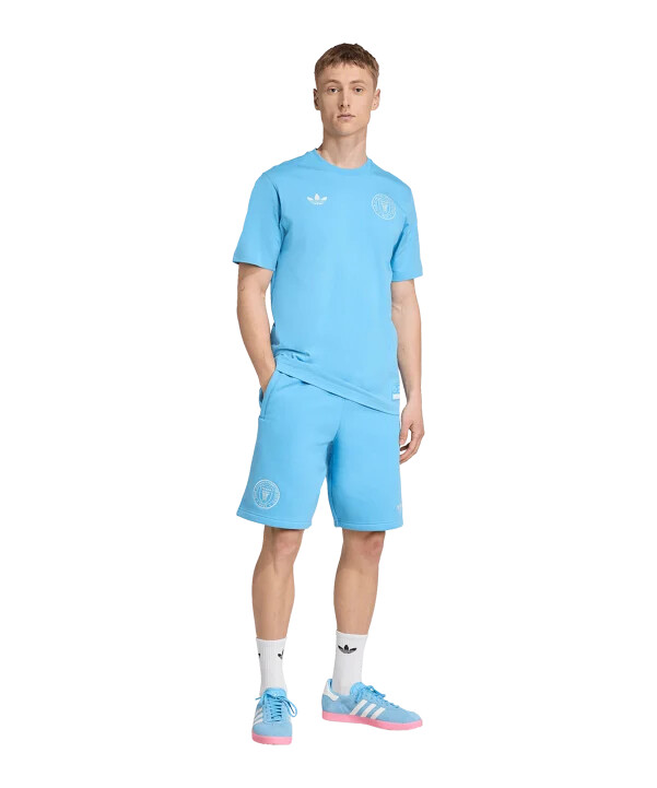 cestovní kraťasy adidas inter miami modré