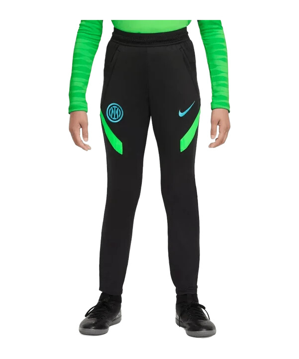 dětské tréninkové kalhoty nike inter milán strike černé f014