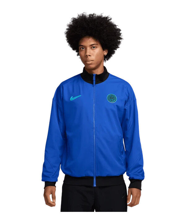 bunda nike inter milán strike anthem modrá f438