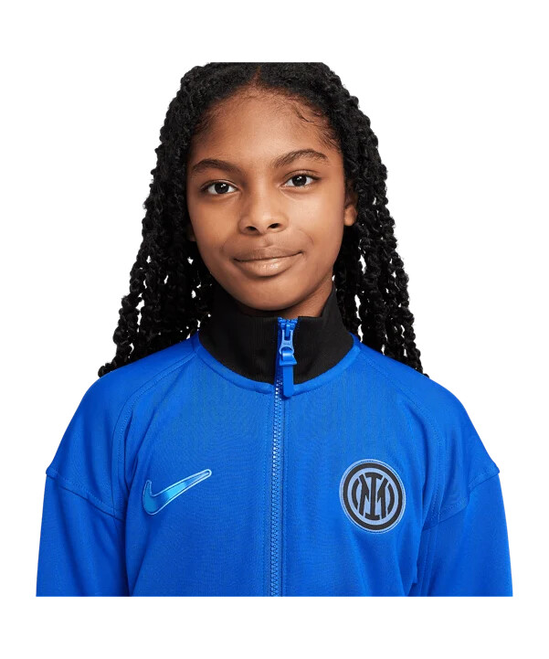 dětská bunda nike inter milan academy pro anthem modrá f438