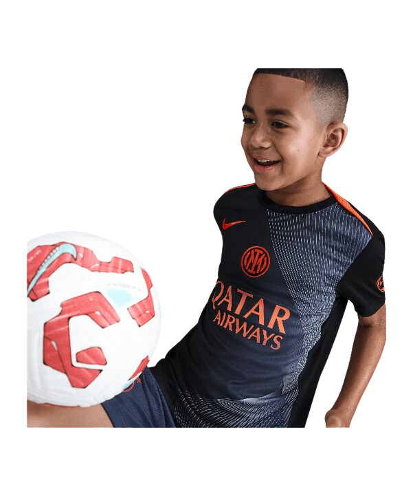dětské tréninkové tričko nike inter milán černé f010