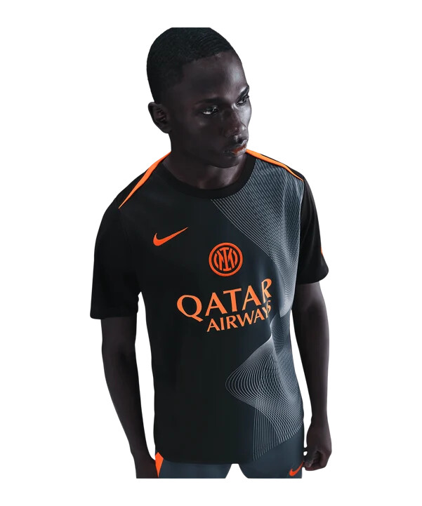tréninkové tričko nike inter milán strike černé f011