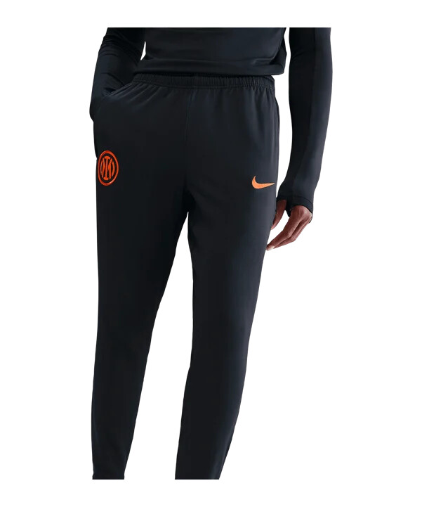 tréninkové kalhoty nike inter milán strike černé f011