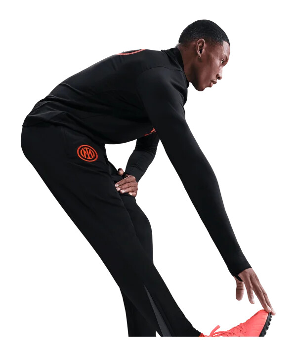tréninkové kalhoty nike inter milán strike černé f011