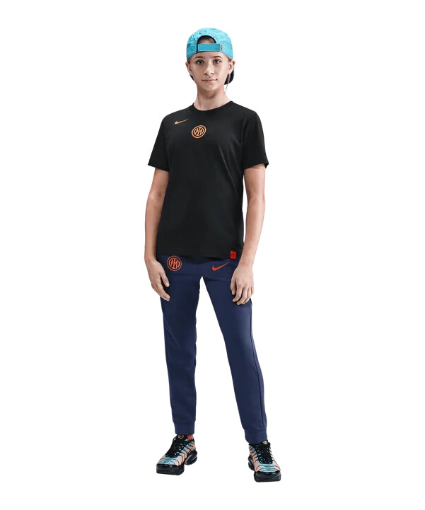 dětské tričko nike inter milán t90 remix černé f010