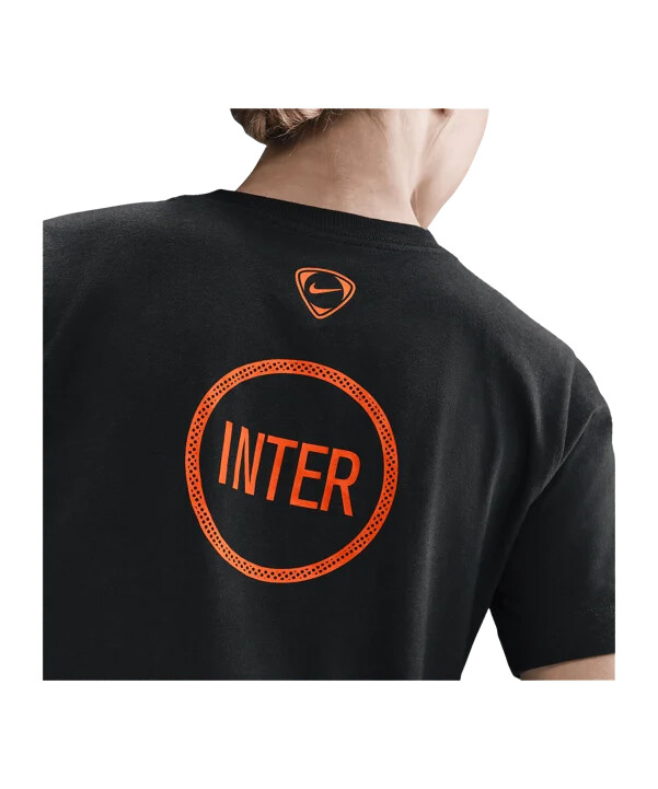 dětské tričko nike inter milán t90 remix černé f010