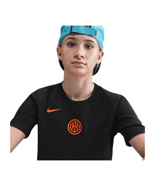 dětské tričko nike inter milán t90 remix černé f010