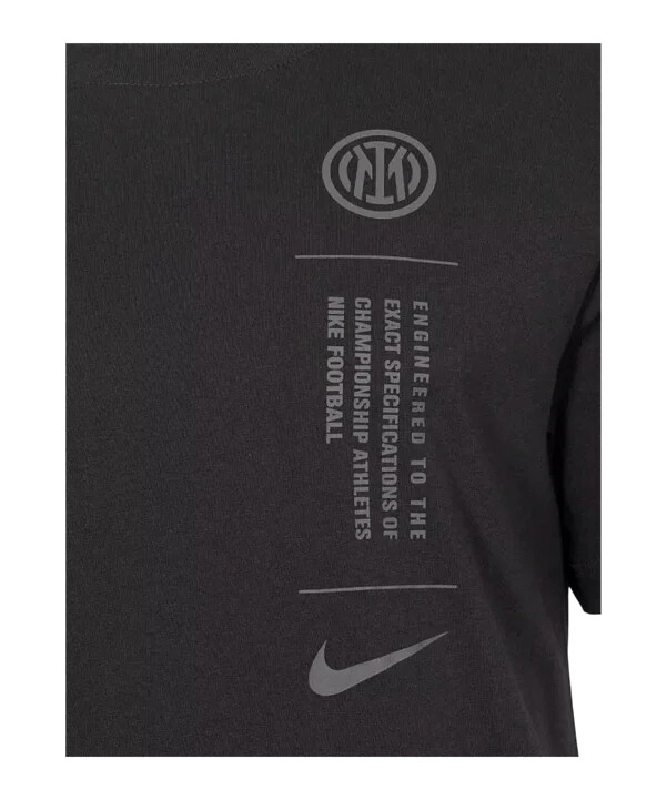 fotbalové tričko nike inter milán šedé f060