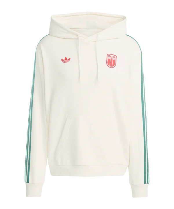 adidas itálie mikina bílá