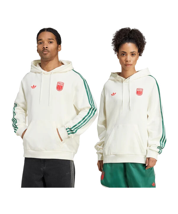 adidas itálie mikina bílá