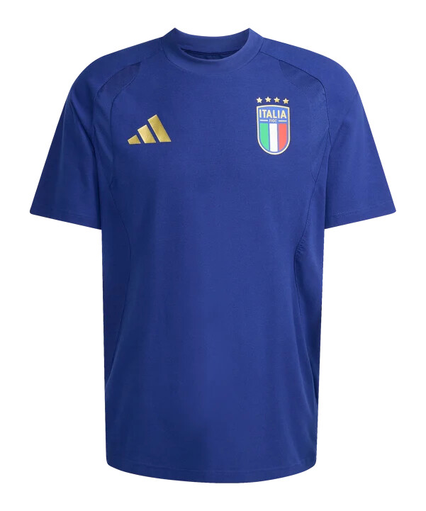 modré cestovní tričko adidas italy tiro