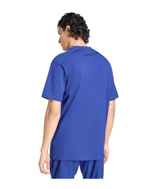 modré cestovní tričko adidas italy tiro