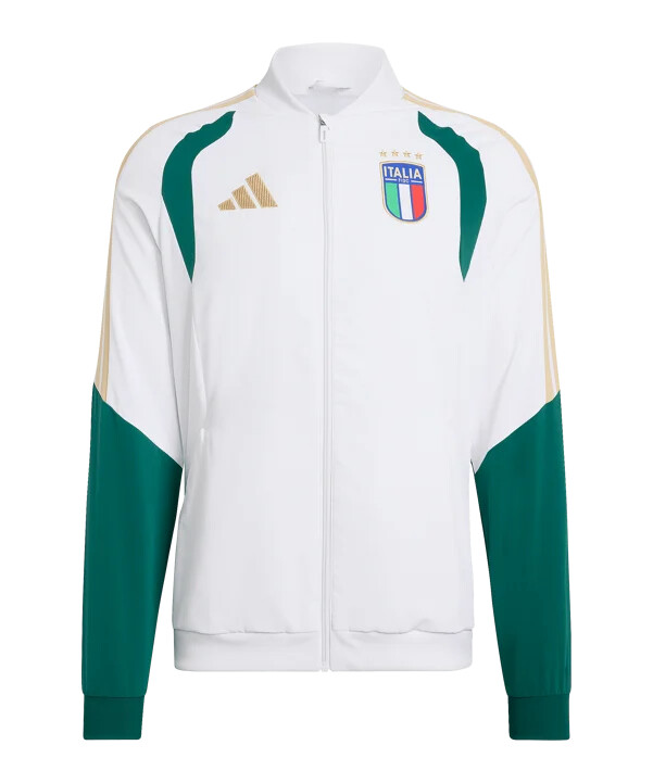 adidas italy prezentační bunda bílá