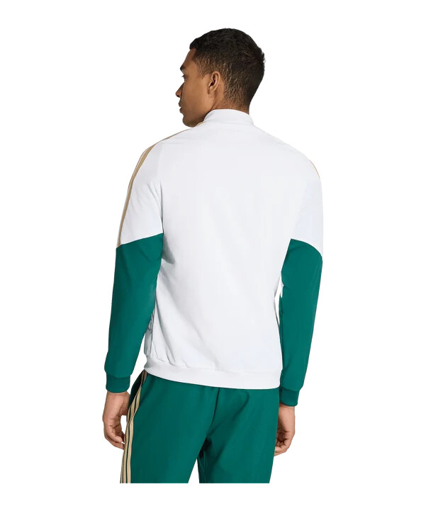 adidas italy prezentační bunda bílá
