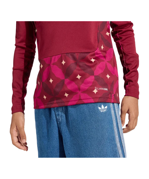 dětský brankářský dres adidas itálie s dlouhým rukávem domácí mistrovství světa 2026 červený