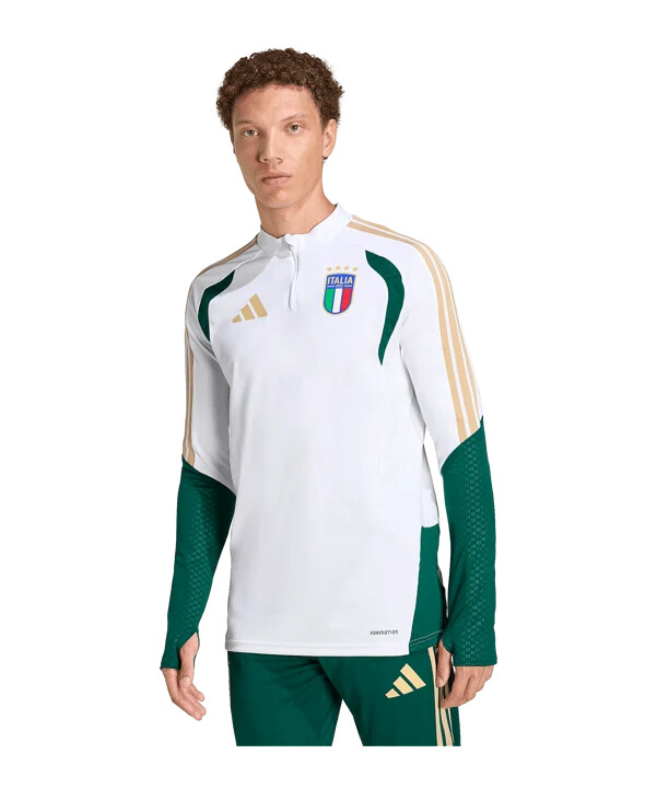 tréninková mikina adidas italy trio bílá