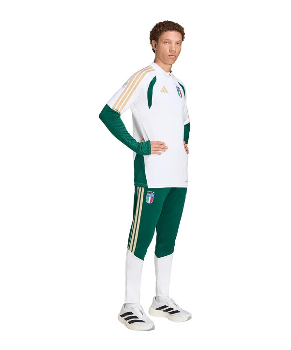tréninková mikina adidas italy trio bílá