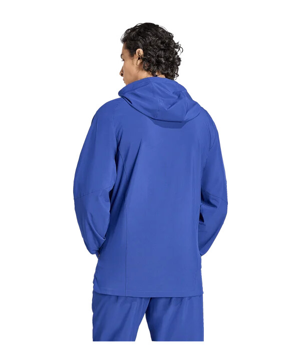 větrovka adidas italy tiro travel modrá