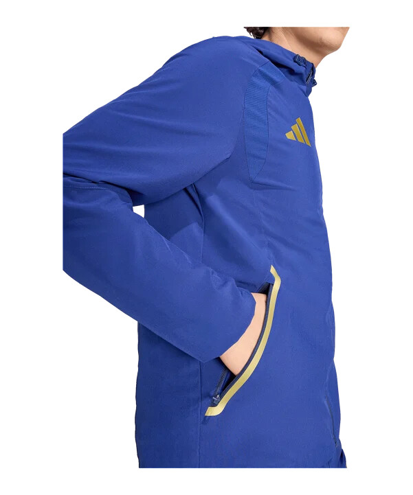 větrovka adidas italy tiro travel modrá