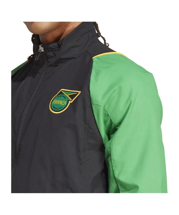 adidas jamaica prematch jacket 2024 Černá