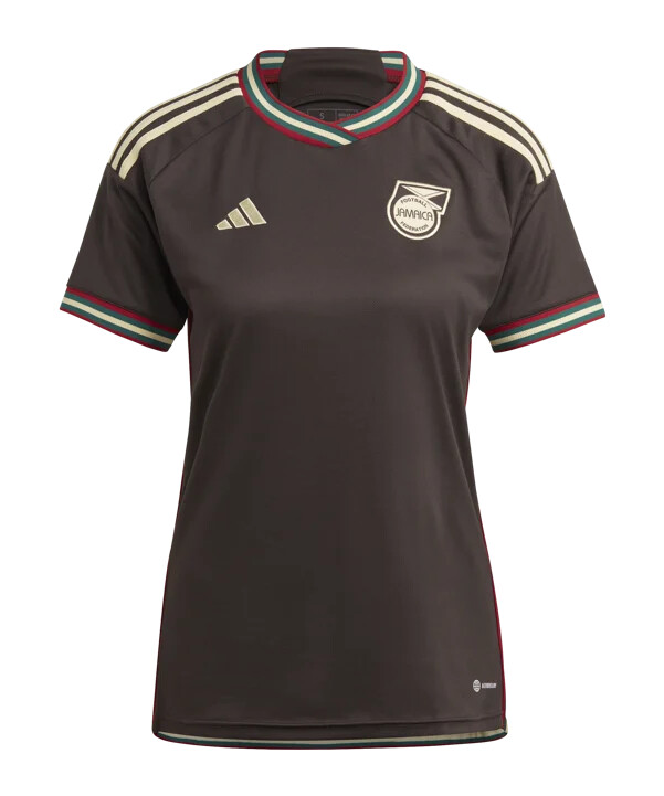 dámský venkovní dres adidas jamaica mistrovství světa 2023 hnědý