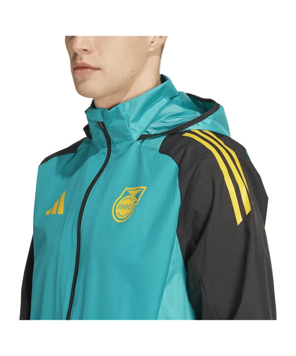 adidas jamaica pláštěnka zelená