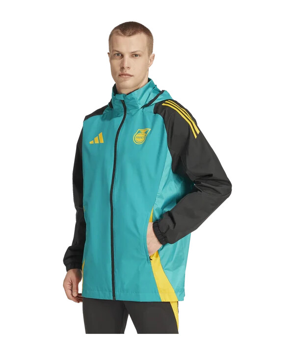 adidas jamaica pláštěnka zelená