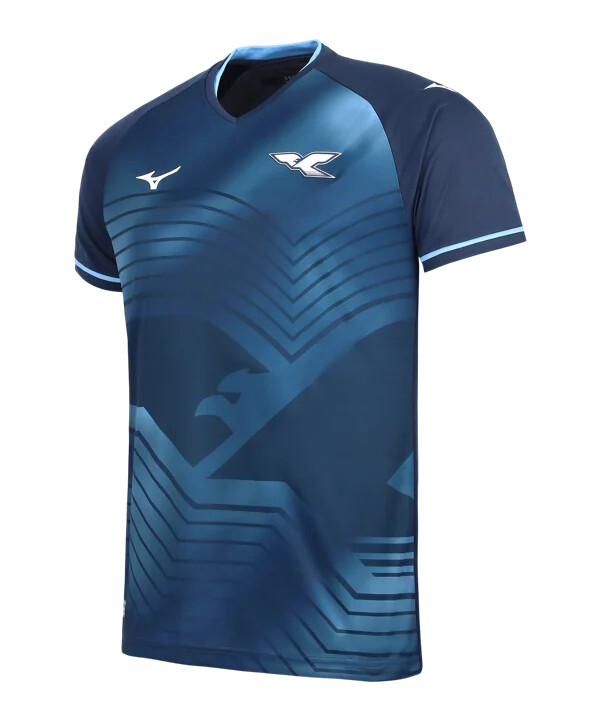 dres mizuno lazio Řím 3. kolo 20252026 modrý f14