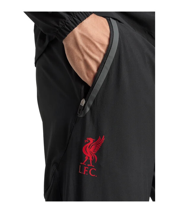 kalhoty adidas fc liverpool vic tech travel - černé
