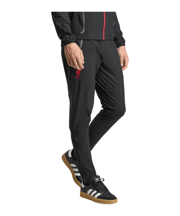 kalhoty adidas fc liverpool vic tech travel - černé