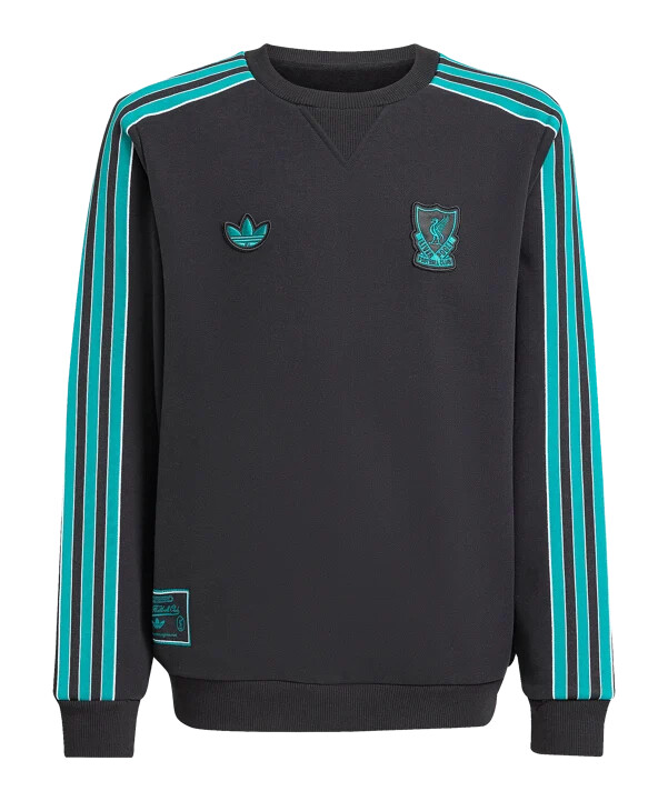 dětská mikina adidas fc liverpool icon černá