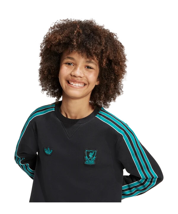 dětská mikina adidas fc liverpool icon černá