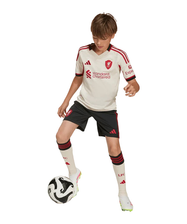 dětské venkovní dresy adidas fc liverpool 20252026 černé