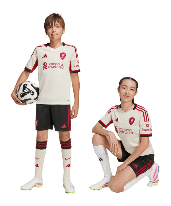 dětské venkovní dresy adidas fc liverpool 20252026 černé