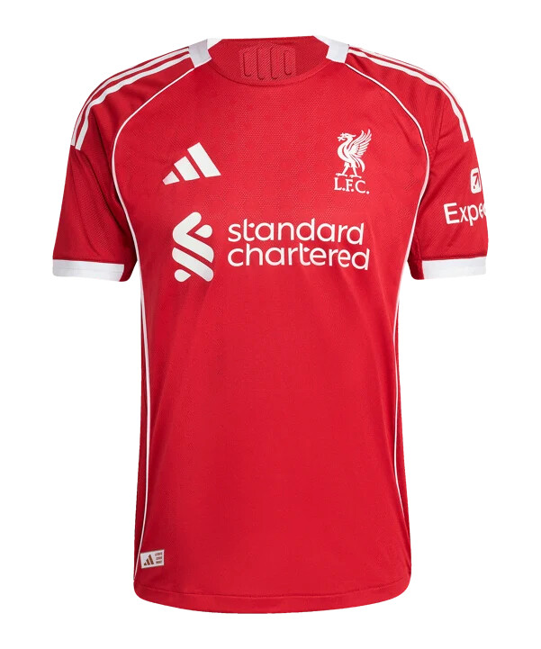 autentický domácí dres adidas fc liverpool 20252026 červený