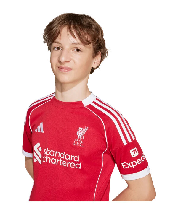 dětský domácí dres adidas fc liverpool 20252026 červený