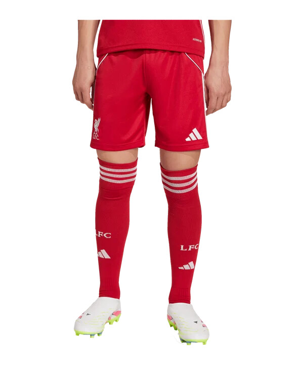 dětské kraťasy adidas fc liverpool home 20252026 red
