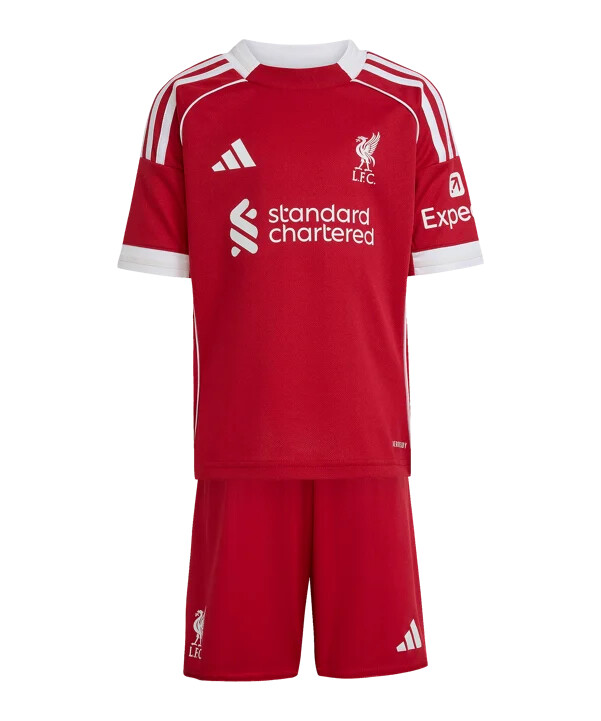 dětský dres adidas fc liverpool domácí set 20252026 červený