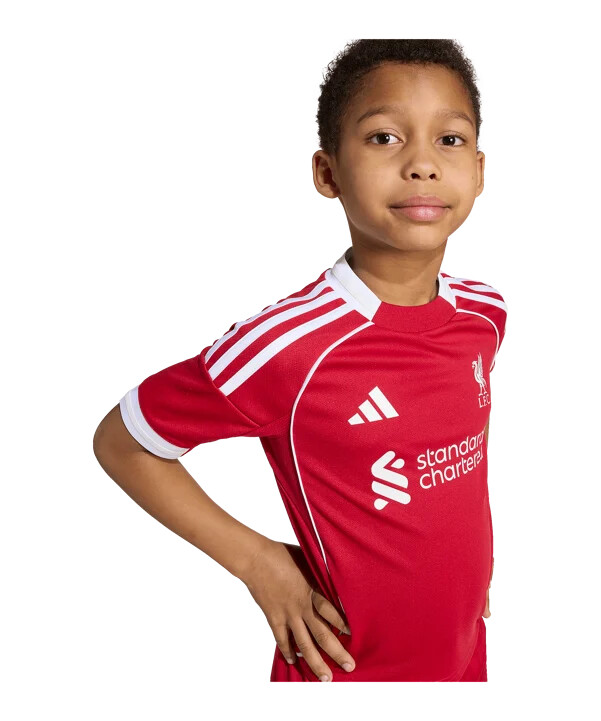 dětský dres adidas fc liverpool domácí set 20252026 červený