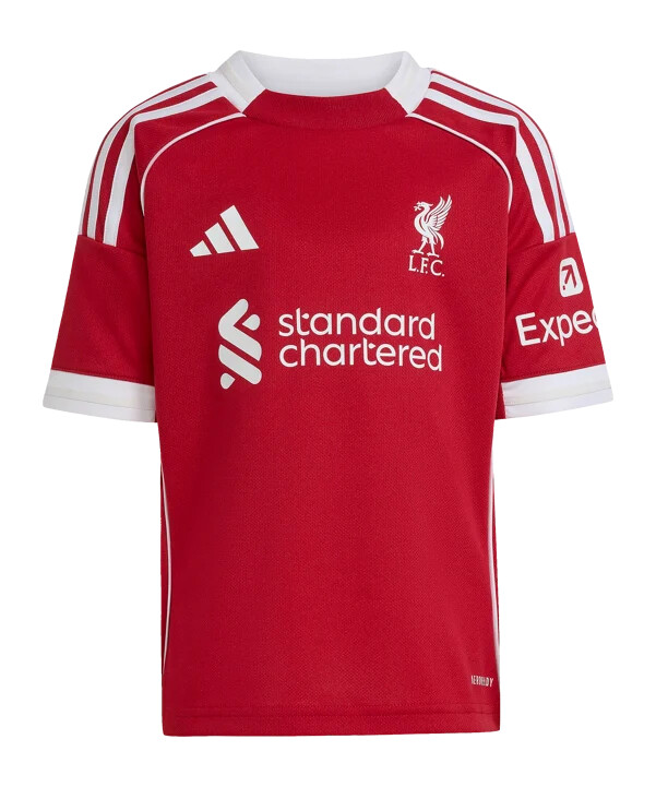 dětský dres adidas fc liverpool domácí set 20252026 červený