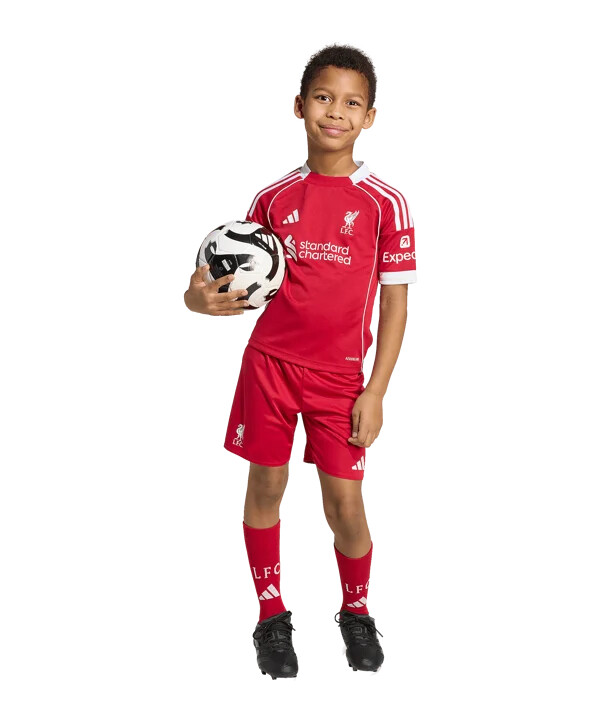 dětský dres adidas fc liverpool domácí set 20252026 červený