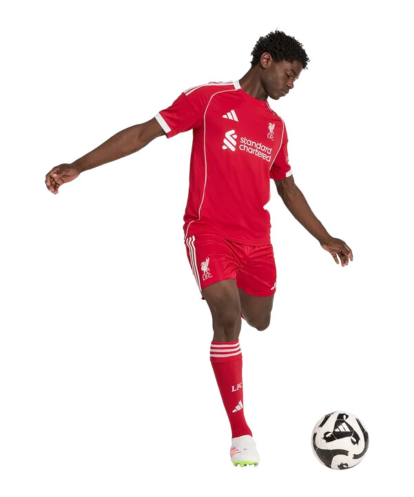 adidas fc liverpool short home 20252026 Červené