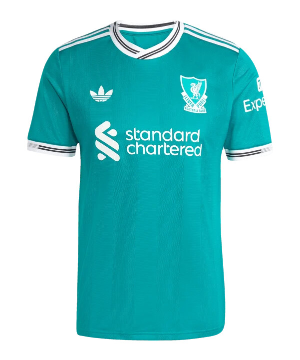 adidas fc liverpool autentický 3. dres 20252026 zelený
