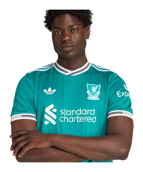 adidas fc liverpool autentický 3. dres 20252026 zelený
