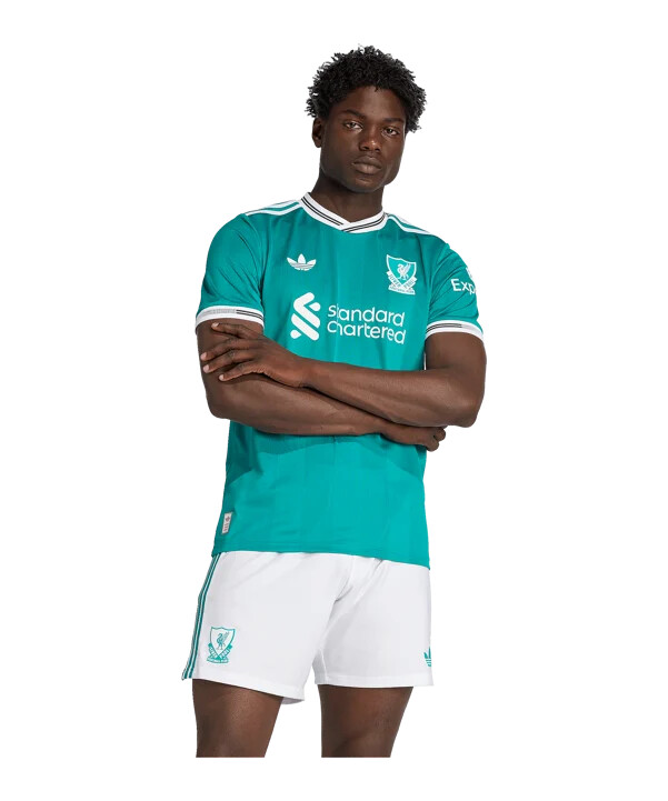 adidas fc liverpool autentický 3. dres 20252026 zelený