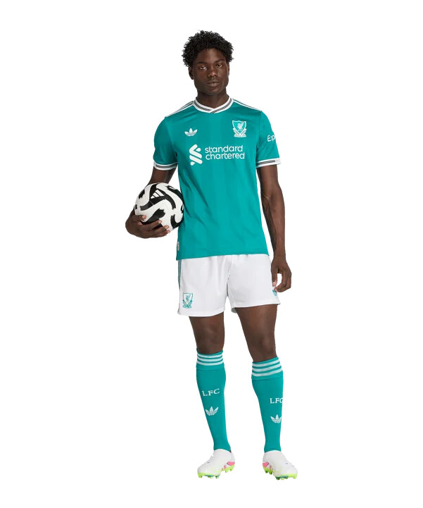 adidas fc liverpool autentický 3. dres 20252026 zelený