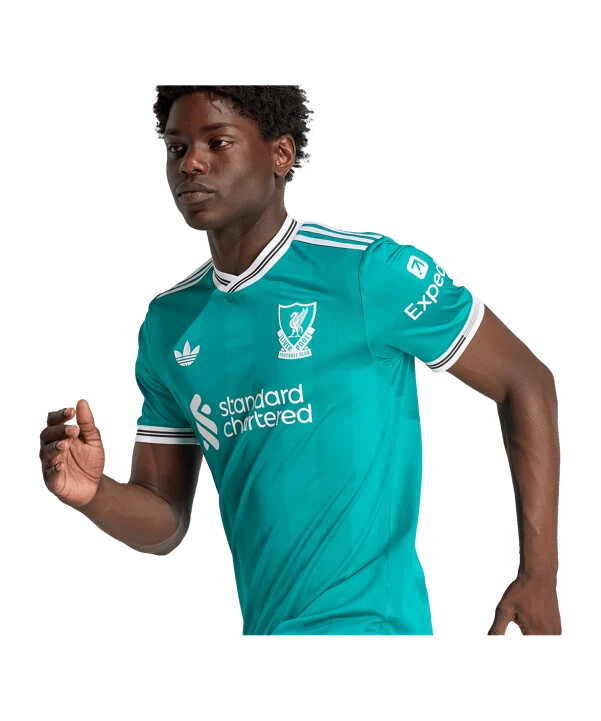 adidas fc liverpool autentický 3. dres 20252026 zelený