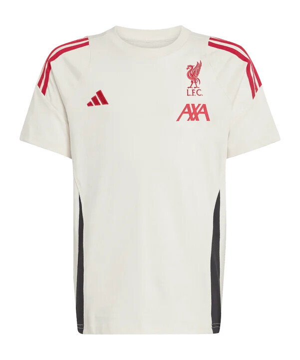 dětské bavlněné tričko adidas fc liverpool tiro bílé