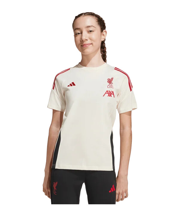 dětské bavlněné tričko adidas fc liverpool tiro bílé